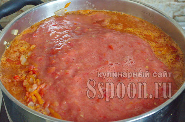 Лечо из болгарского перца на зиму с фасолью рецепт с фото_07