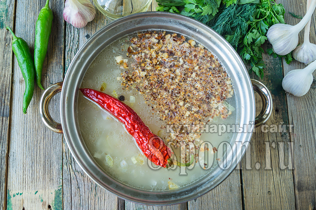 Суп харчо классический рецепт с фото пошагово_08