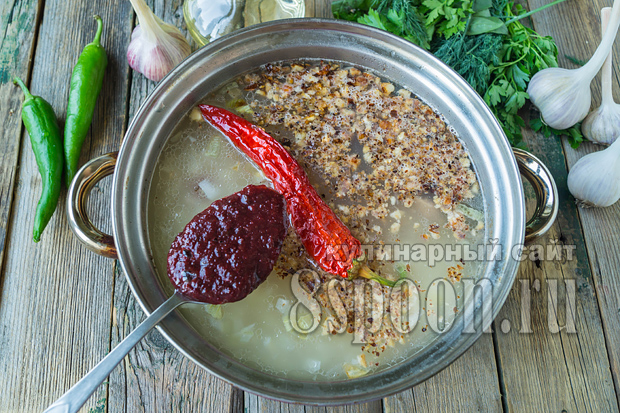 Суп харчо классический рецепт с фото пошагово_09