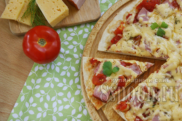 Пицца в домашних условиях: рецепт с фото в духовке 