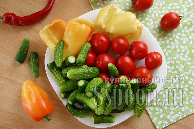 Ассорти овощное на зиму фото 1