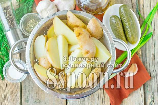 Картошка по деревенски на сковороде - пошаговый рецепт с фото как приготовить в домашних условиях