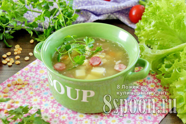 Гороховый суп в мультиварке фото