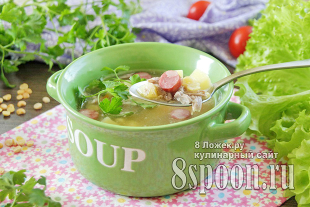 Гороховый суп в мультиварке фото